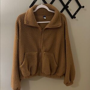 Old Navy Tan Sherpa Jacket